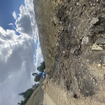 Le secteur demandé, photographié depuis la piste