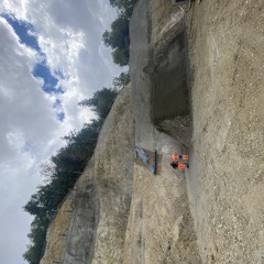 Photo prise sur le chantier depuis le téléphone